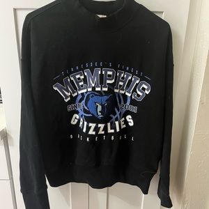 Memphis Grizzlies Mock Neck Top Sweatshirt